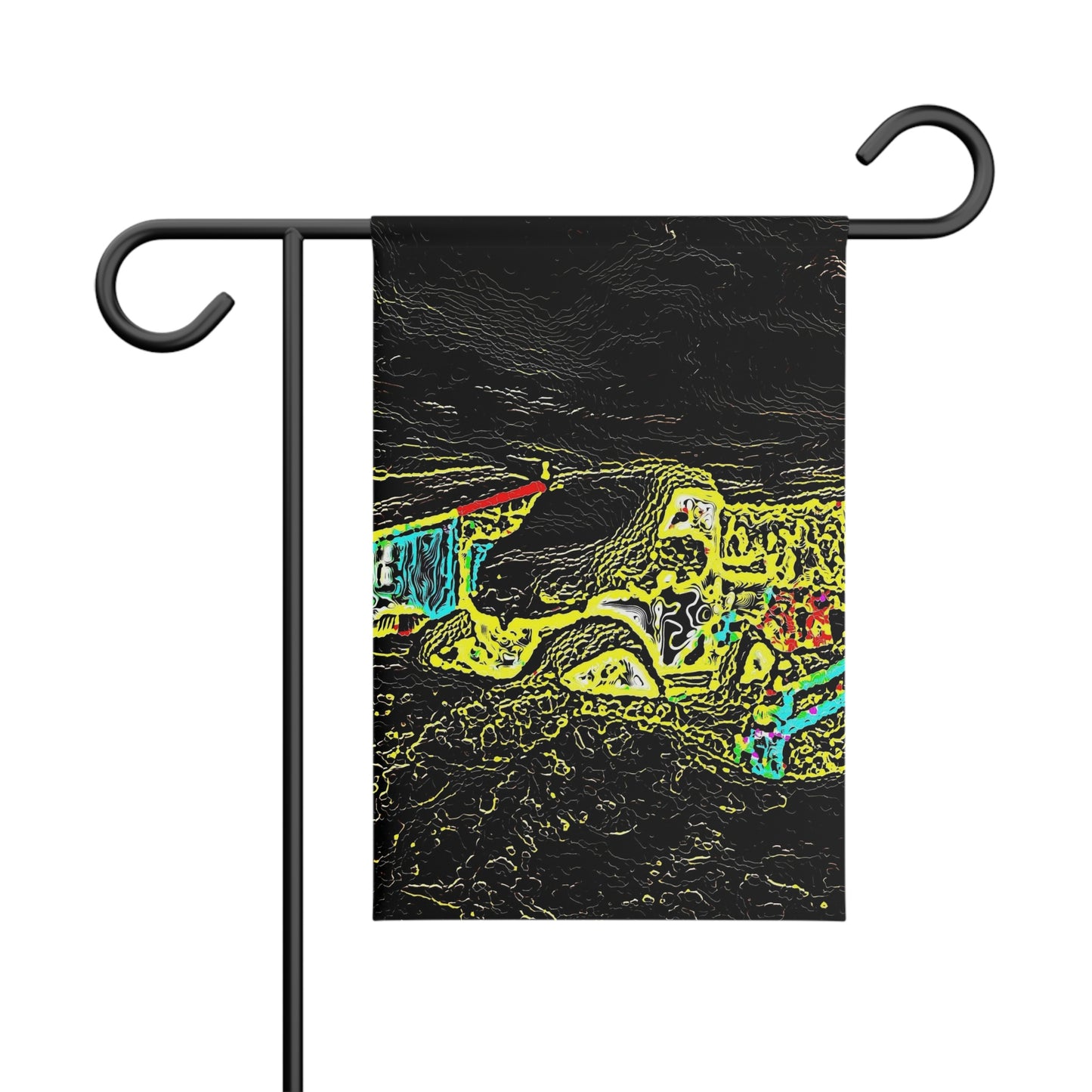 Garden Banner ... "Snow Vehicle In Snow Storm At-Rest" ... Circa 12Mar23 ... Central Idaho ... 18-Hours Rendering Time: Original Works ...