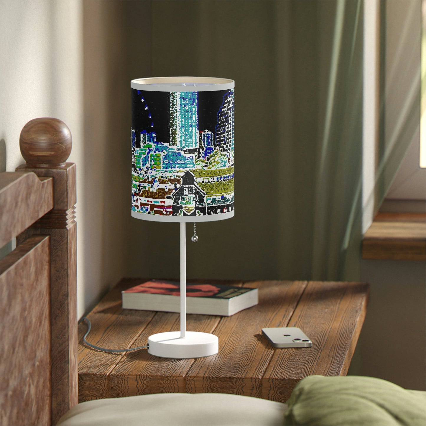 Lamp on a Stand, US|CA plug ... That Classic Wheel ... 'Seattle's Wheel' ... & Old Classic Waterside Vendors ...  'Family Archives' ... Original Works ...