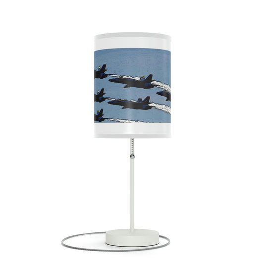 Lamp on a Stand, US|CA plug ... Seattle Seafair ..."Blue Angels Run Over Lake Washington" ... Circa Mid 1980's ... Dr FJ Holt ... Original Works ...
