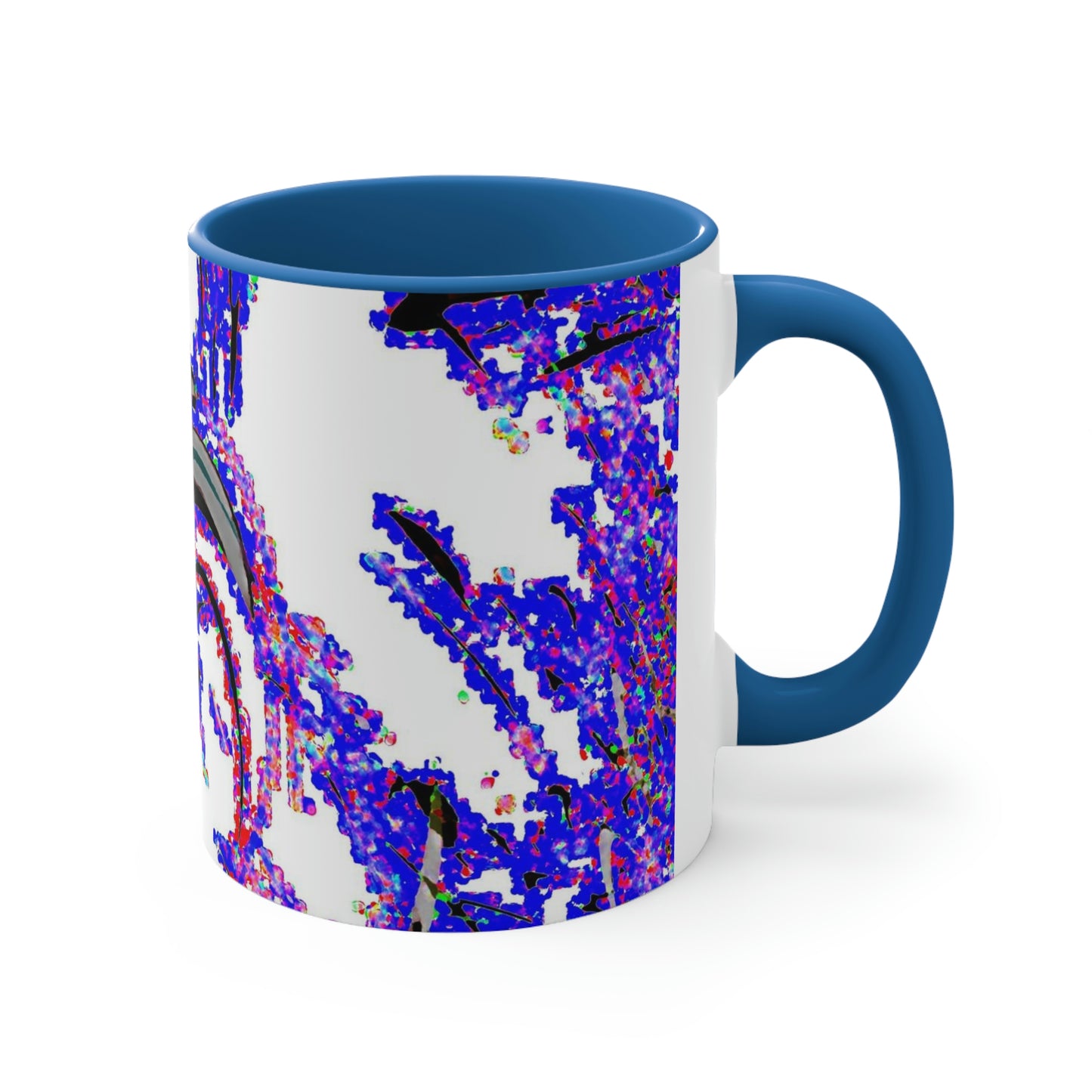 Accent Coffee Mug, 11oz ... "Waning Moon" ... Central Idaho ... October 2022 ... Rendering Time: 22 Hours ... Original Works ...