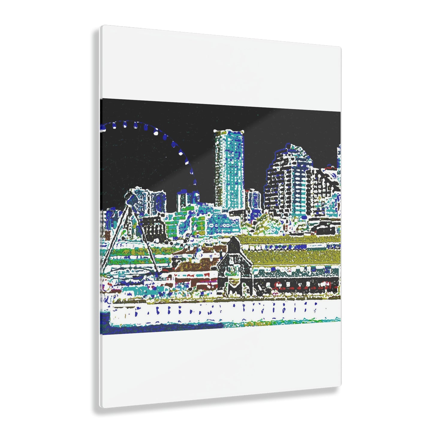 Acrylic Prints ... That Classic Wheel ... 'Seattle's Wheel' ... & An Old Classic Waterside Vendors ...  'Family Archives' ... Original Works ...