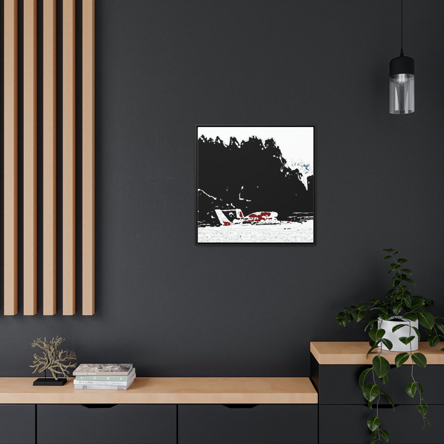 Gallery Canvas Wraps, Square Frame ...  Seattle Columbia Cup On Lake Washington ... "Dave Wilcox Heads For The Win" ... Associate Gift-Photo ... Original Works ...
