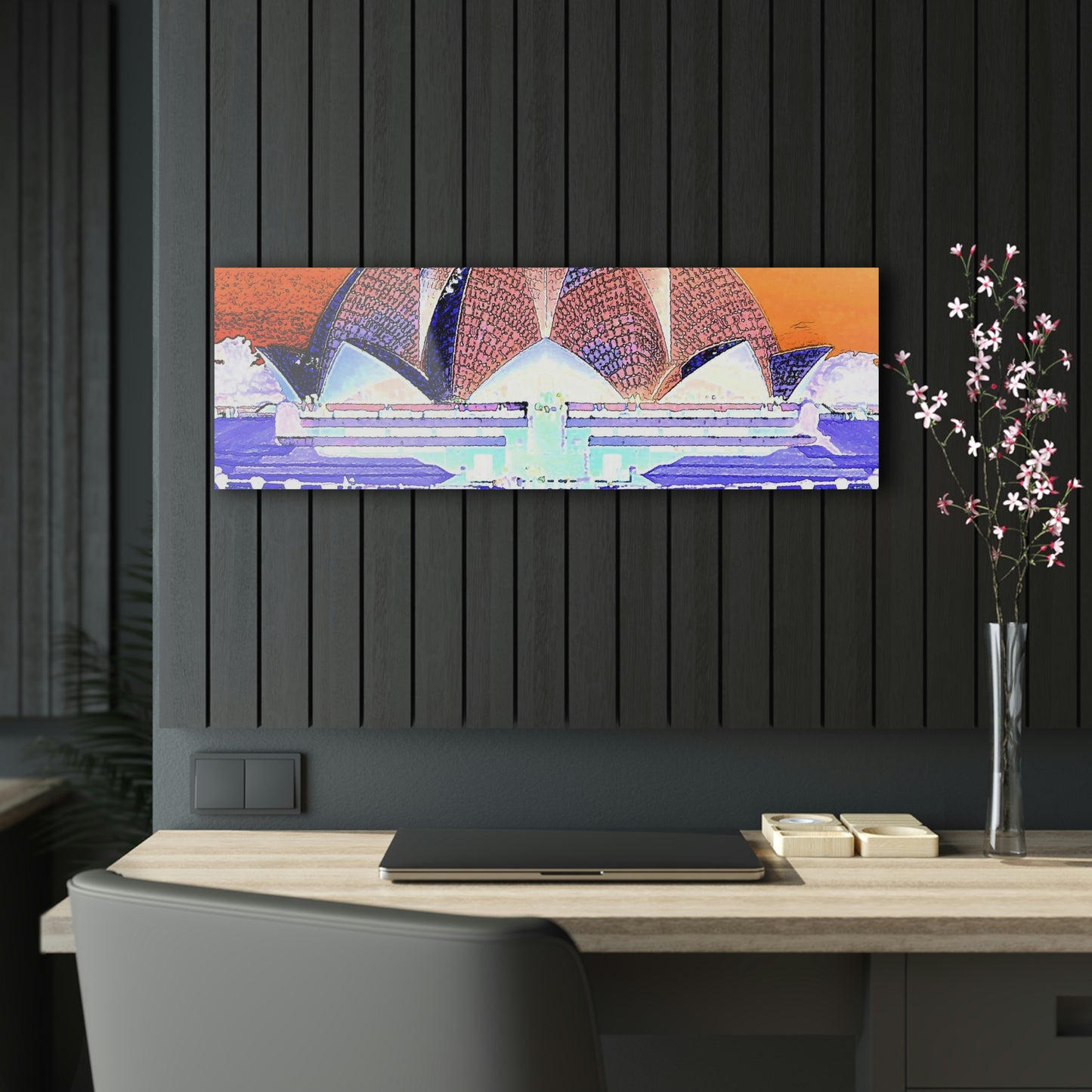 Acrylic Prints ... 'Bahai'i House-Of-Worship' ... "Lotus Temple: Delhi, India, 2008" ... Original Works ...