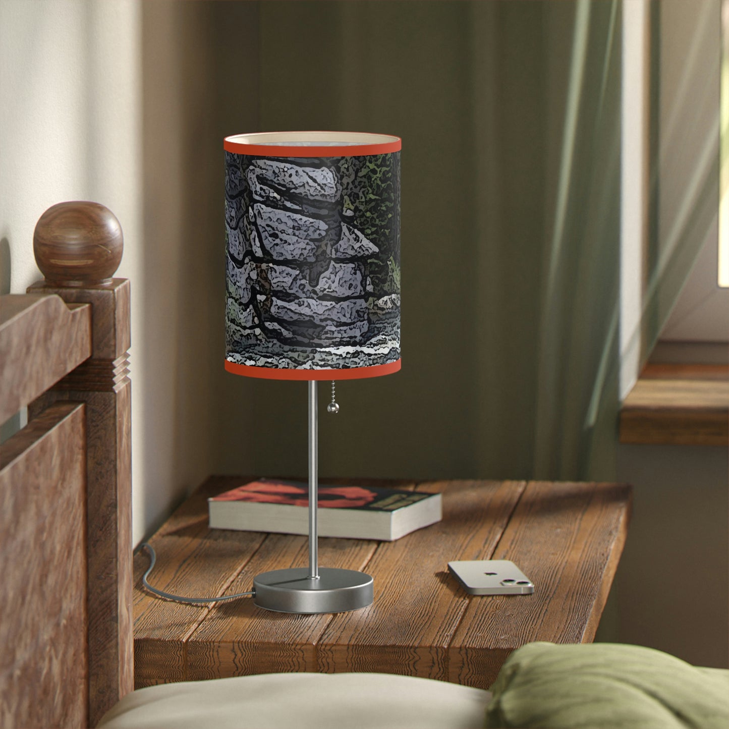 Lamp on a Stand, US|CA plug ... "I Am Innocent" ... Tricky-Dick Immortalized ... Nixon Rock: Along The River ... Central Idaho, Summer 2020 ... Original Works ...