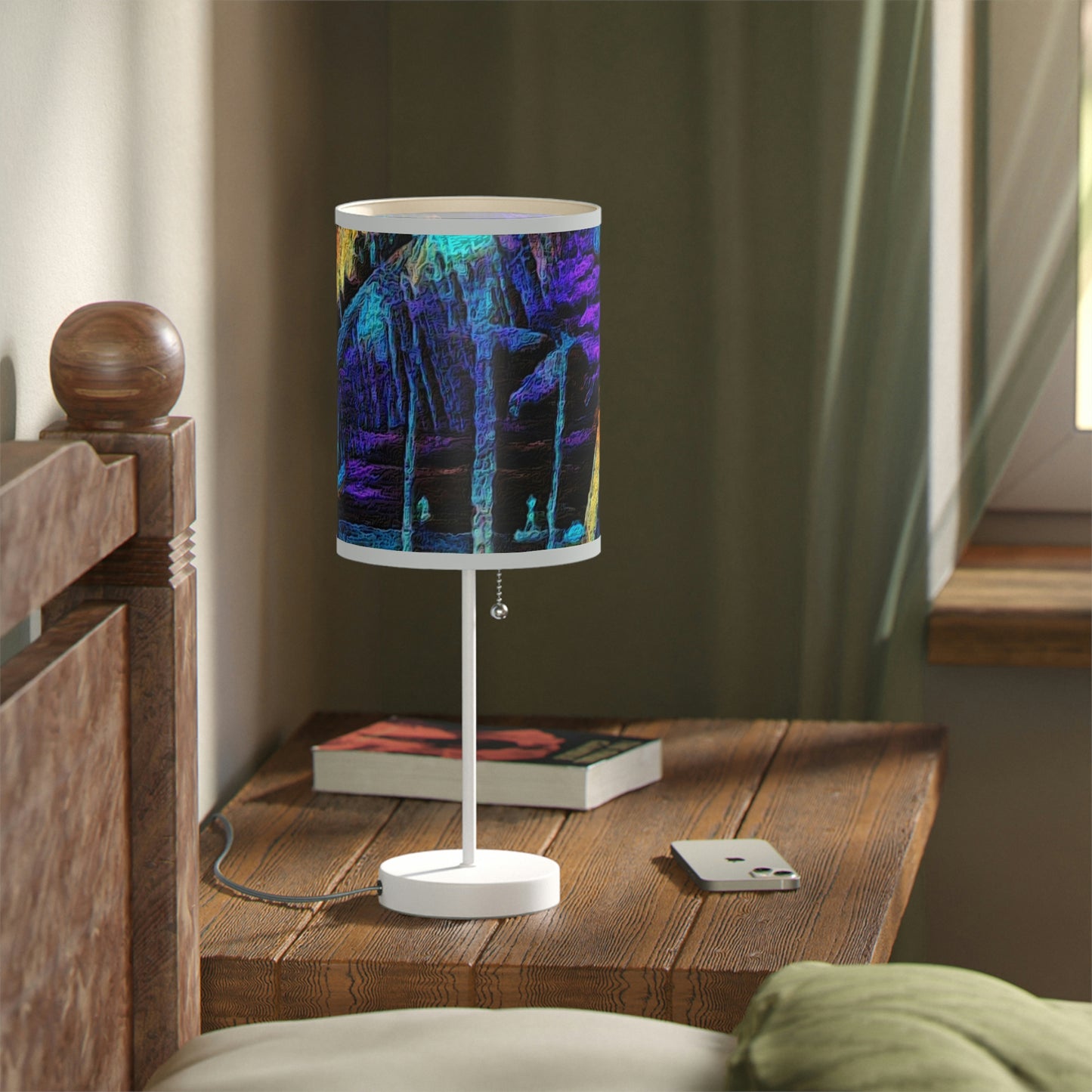 Lamp on a Stand, US|CA plug ... "The Royal Hawai'ian: Waikiki Beach_Beach" ... Honolulu, HI ... Ocotber 2014 (Halloween) ... Original Works ...