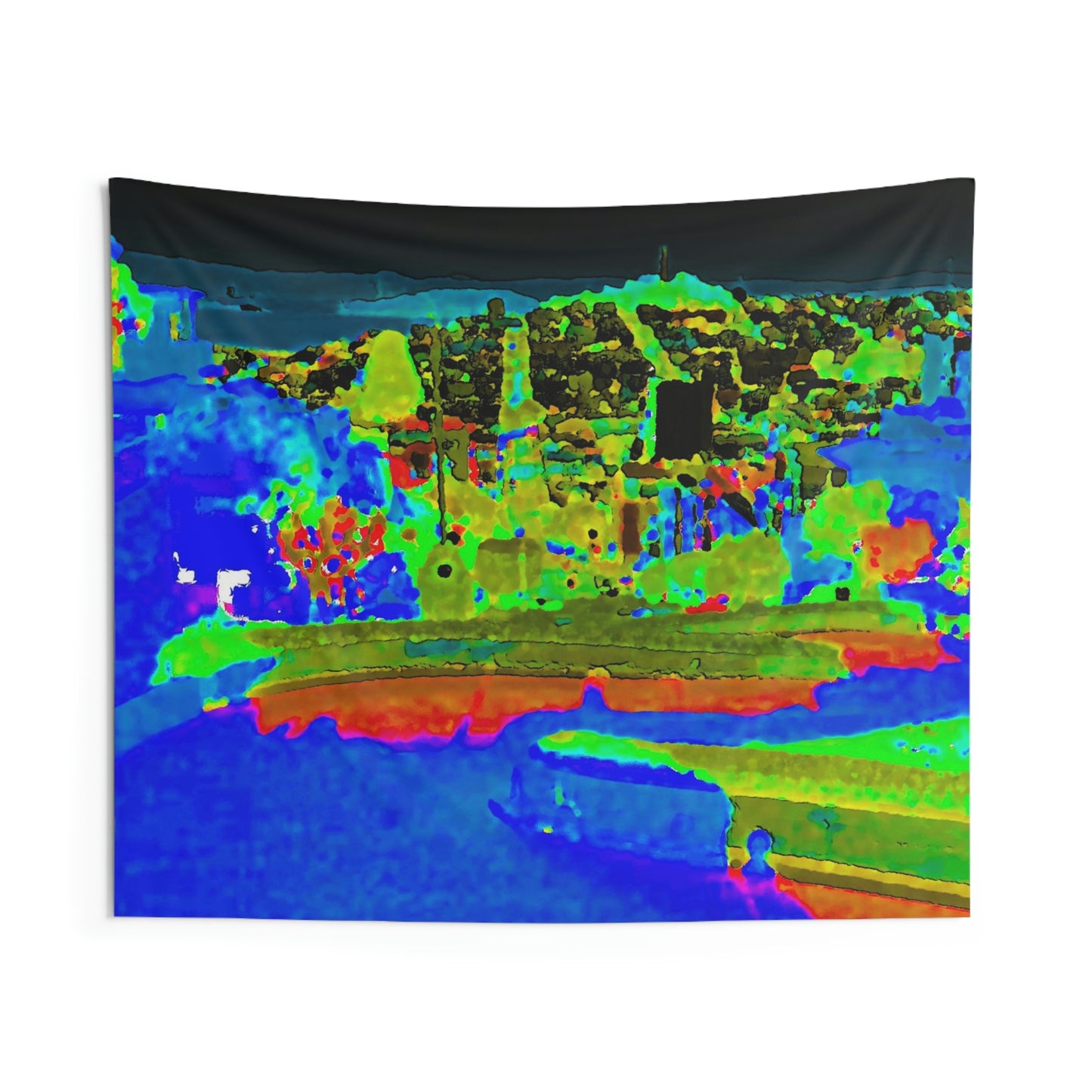 Indoor Wall Tapestries ... "Lombard Street San Francisco, CA, USA" ... Family Archives 1970's ... Original Works ...