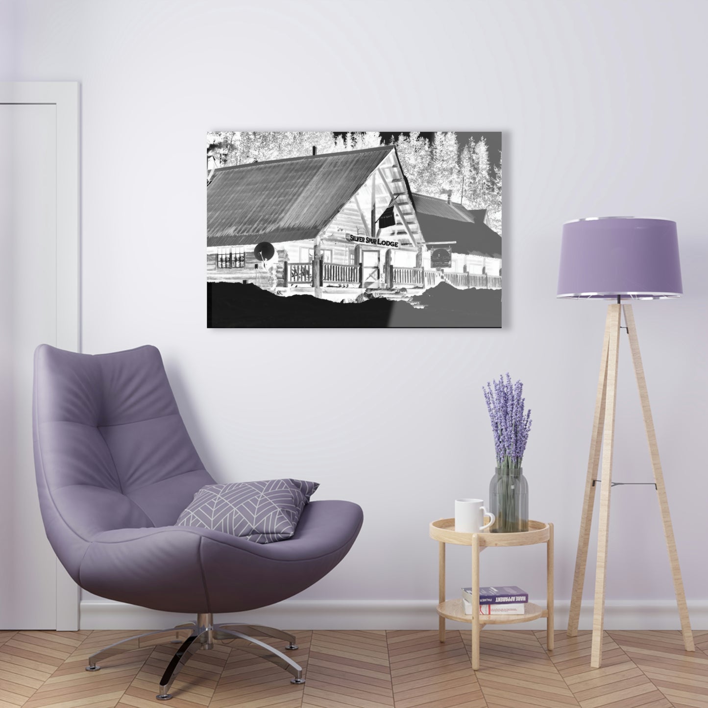 Acrylic Prints ... A Beautiful Lodge & Back-Country Outfitter In A Mountain Town ... 'Dixie, Idaho, November 2022' ... Original Works ...