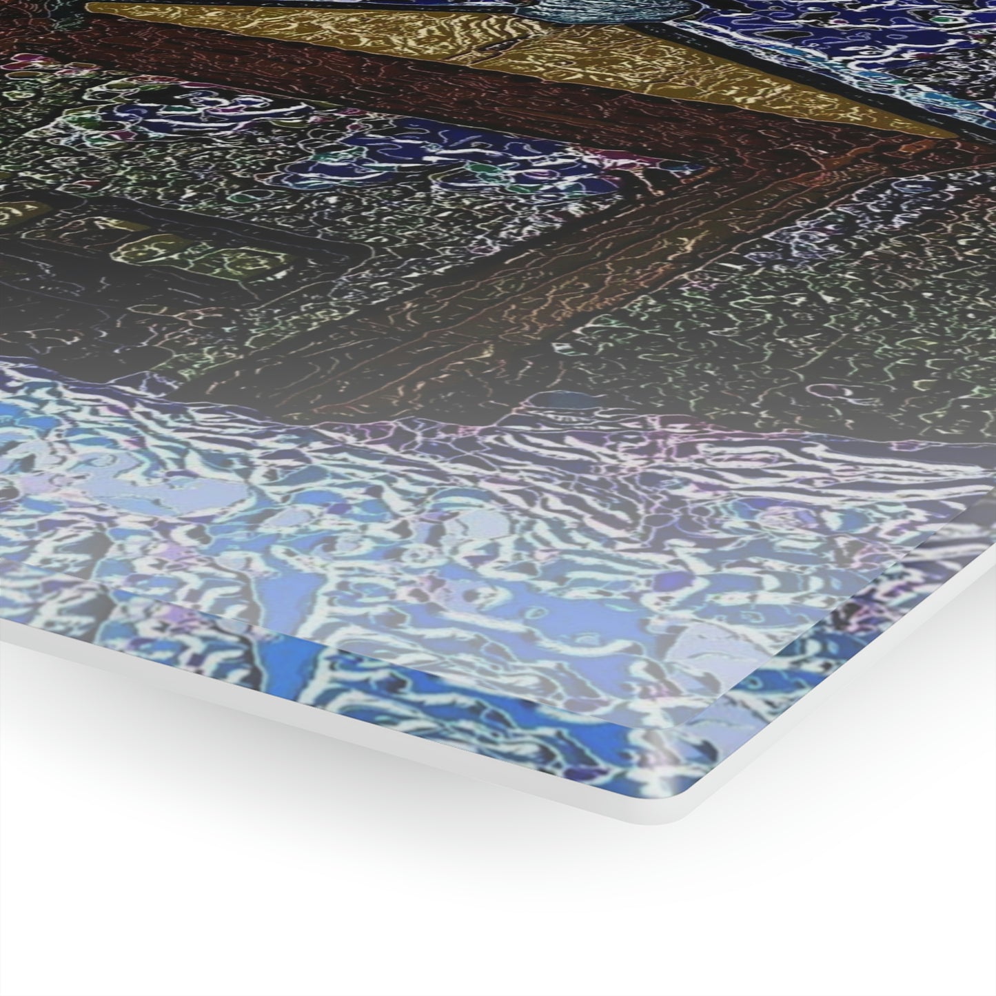 Acrylic Prints ... Van Gogh-Ian 'Inspired' Mountain Winter Paradise ... November 2022 ... Rhett Creek, Idaho ... Original Works ...