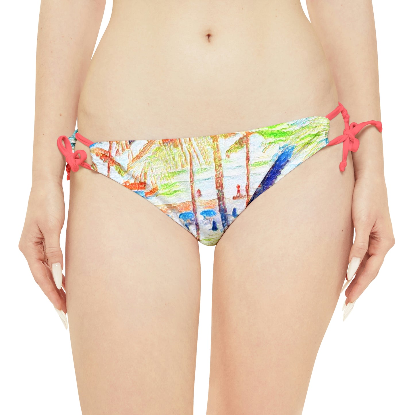 Loop Tie Side Bikini Bottom (AOP) ... "The Royal Hawai'ian: Waikiki Beach_Beach" ... Honolulu, HI ... Ocotber 2014 (Halloween) ... Original Works ...