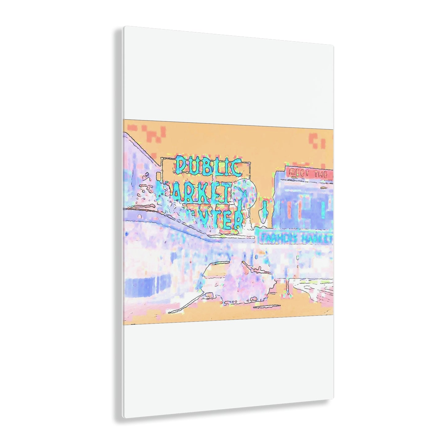 Acrylic Prints ... "Seattle's PPM: Pike-Place-Market" ... I Remember That Day ... The Photo Shoot ... 'It Was Snowing' ... Original Works ...