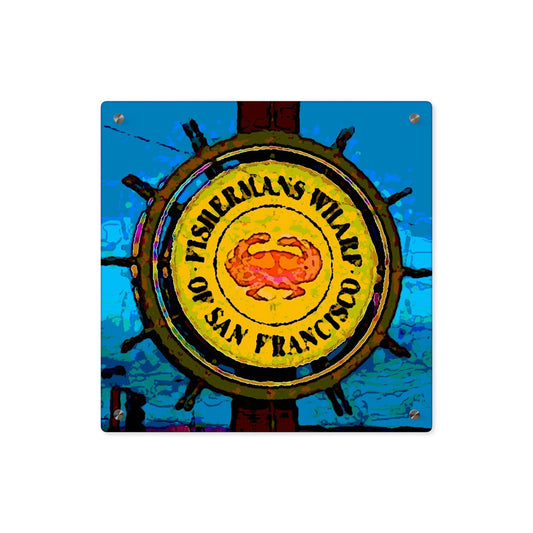 Acrylic Wall Art Panels ...  "No.9 Fishermen's Grotto - Fishermen's Wharf, SF, California" ... Family Archives: 1970's ... Original Works ...