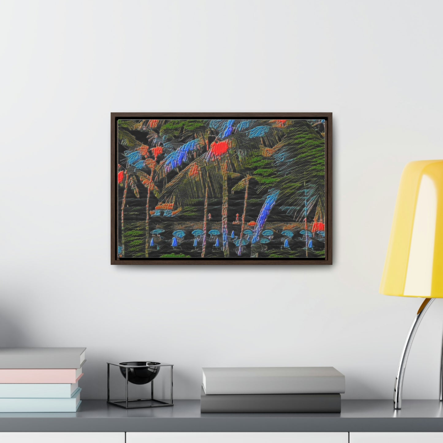 Gallery Canvas Wraps, Horizontal Frame ... "The Royal Hawai'ian: Waikiki Beach_Beach" ... Honolulu, HI ... Ocotber 2014 (Halloween) ... Original Works ...