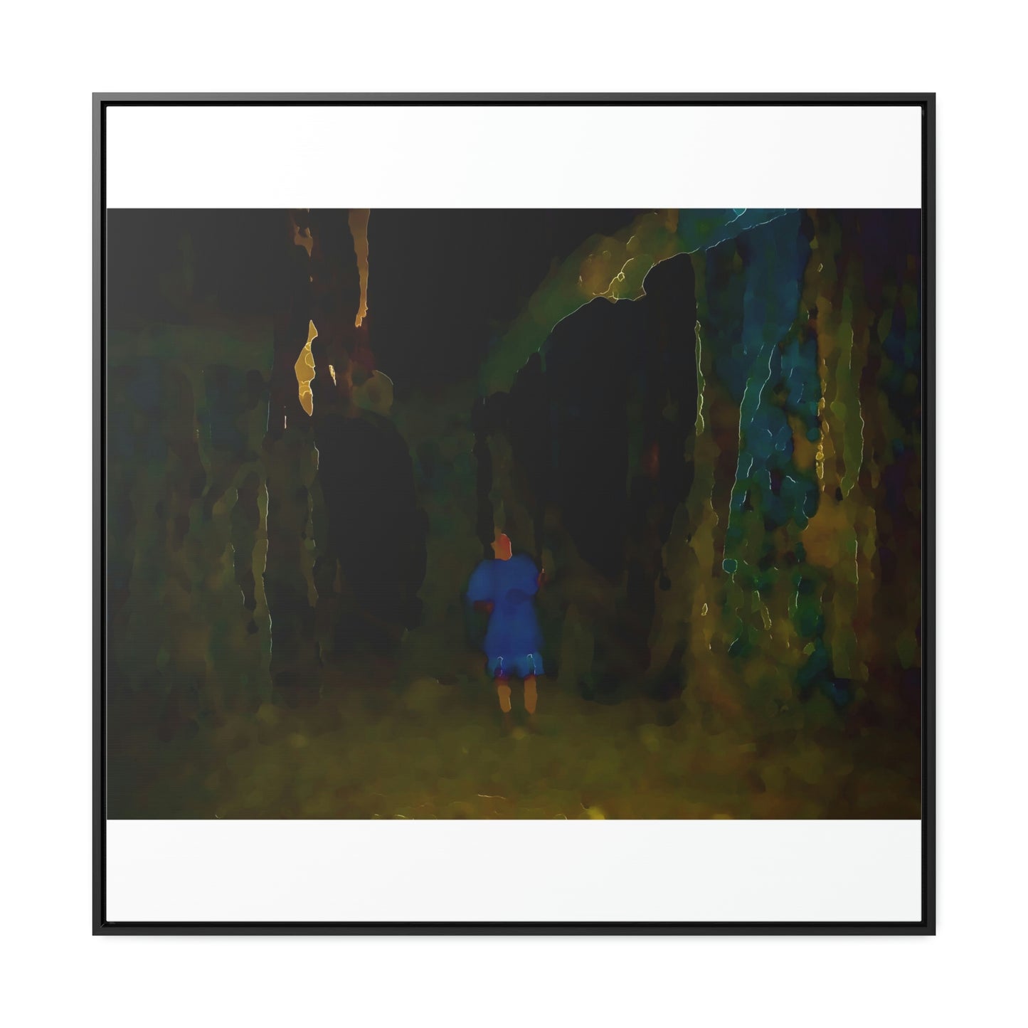 Gallery Canvas Wraps, Square Frame ... Jesuit Philosophy ... "In The Polynesian Banyans ..."