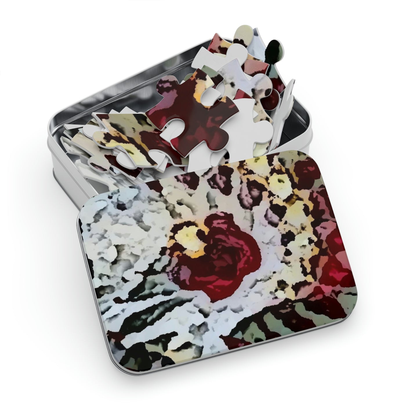 Jigsaw Puzzle (30, 110, 252, 500,1000-Piece) ... "A Friendly Flower" ... Pointsettia 'Pointing' ... Original Works ... (Supplied Photograph) ...