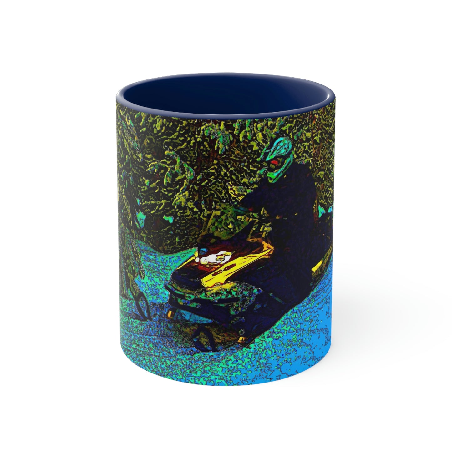 Accent Coffee Mug, 11oz ... Yep ... "Another Day ... Riding Through The Wilderness ... " ... February 2023 ... Original Works ...