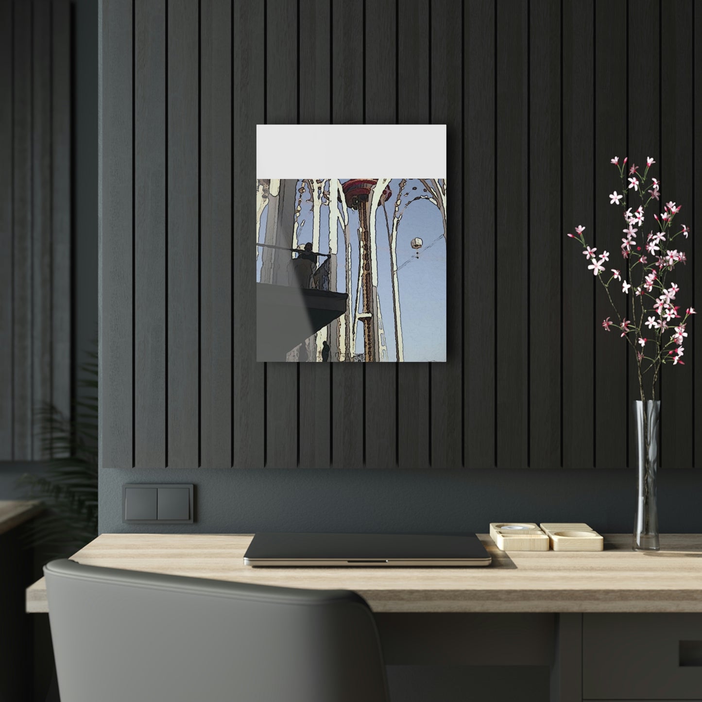 Acrylic Prints ... "Seattle World's Fair ... 1962" ... Space Needle 'Through-The-Arches' ... Family Archives ... Original Works ...