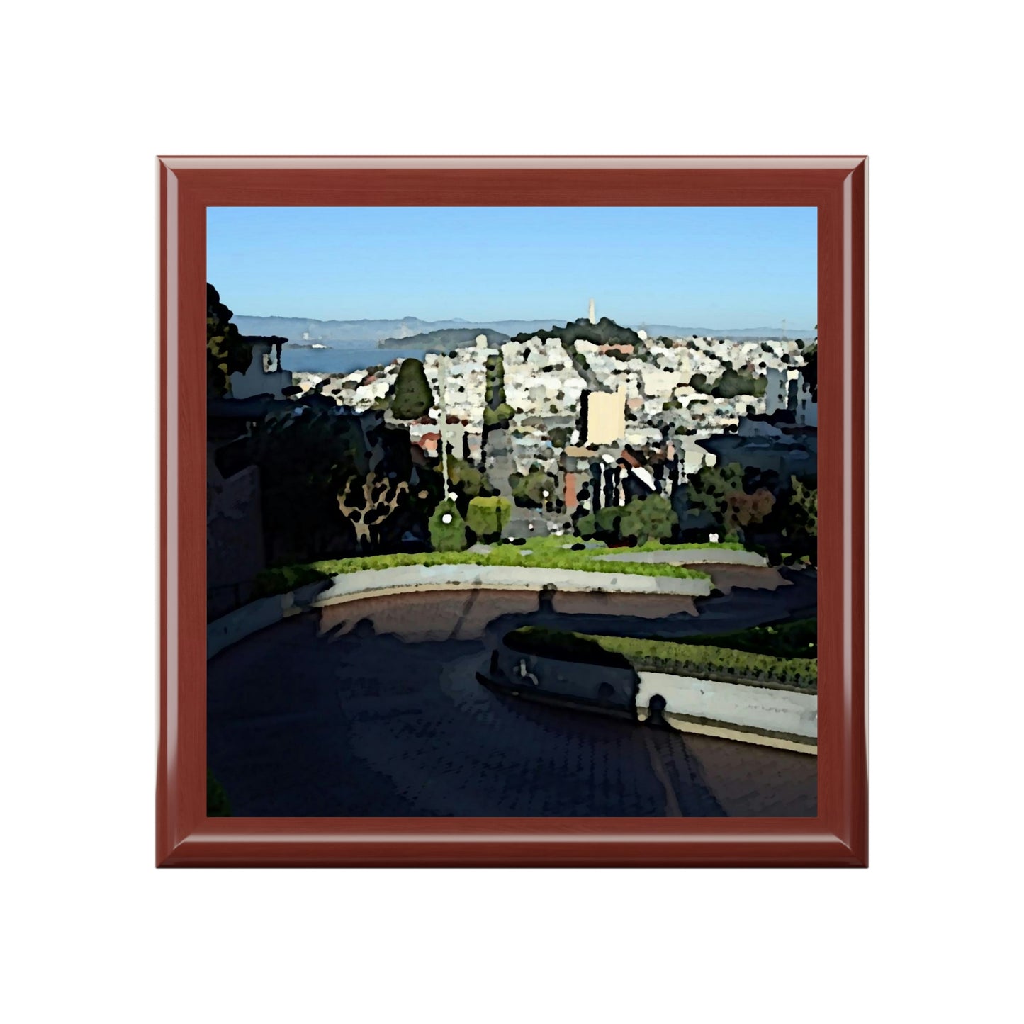 Jewelry Box ... "Lombard Street San Francisco, CA, USA" ... Family Archives 1970's ... Original Works ...