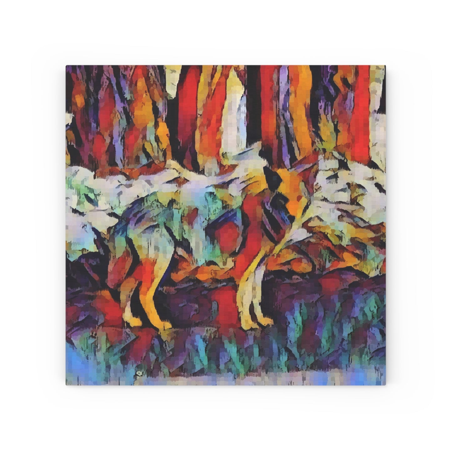 Wood Canvas ... Coyote ... "Yosemite Valley: Circa May23 ... KPH Base Photo" ... Original Works ...