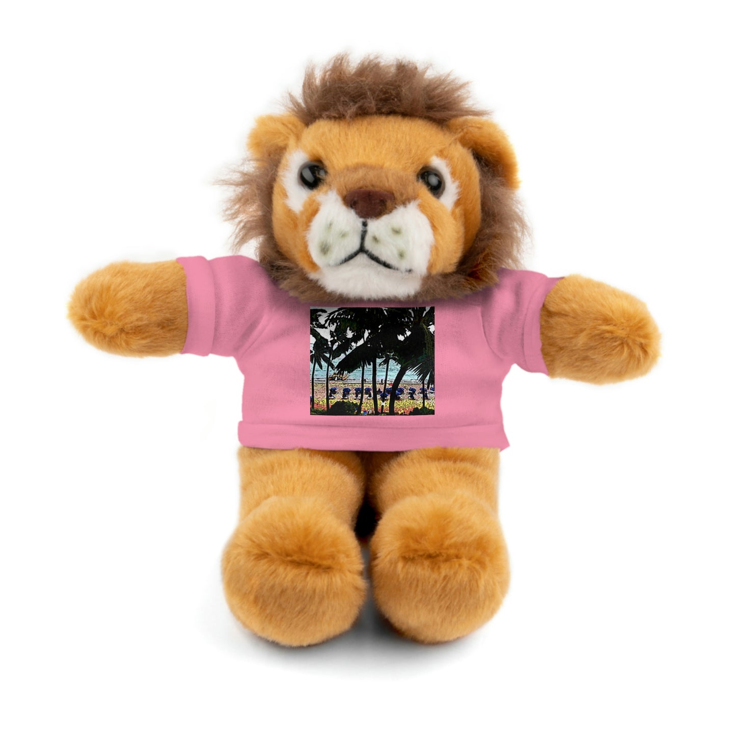 Stuffed Animals with Tee ... "A Beautiful Beach Amongst The Palms" ... The Outrigger Waikiki, Honolulu, Oahu ... Original Works ...