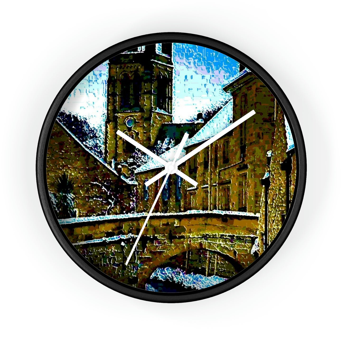 Wall clock ... Walikng The Streets & Alleys ... 'Strolling The Canals ... '  ... Original Works  ...
