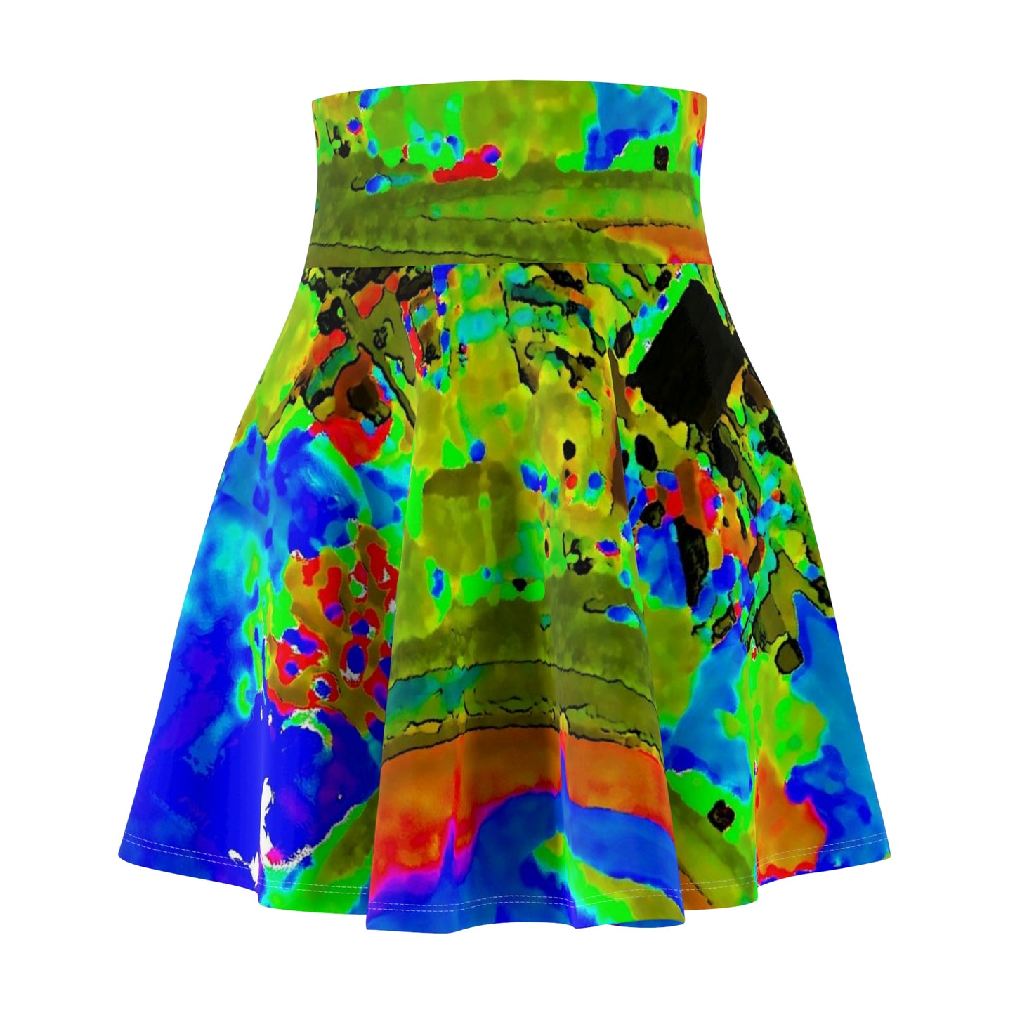 Women's Skater Skirt ... "Lombard Street San Francisco, CA, USA" ... Family Archives 1970's ... Original Works ...