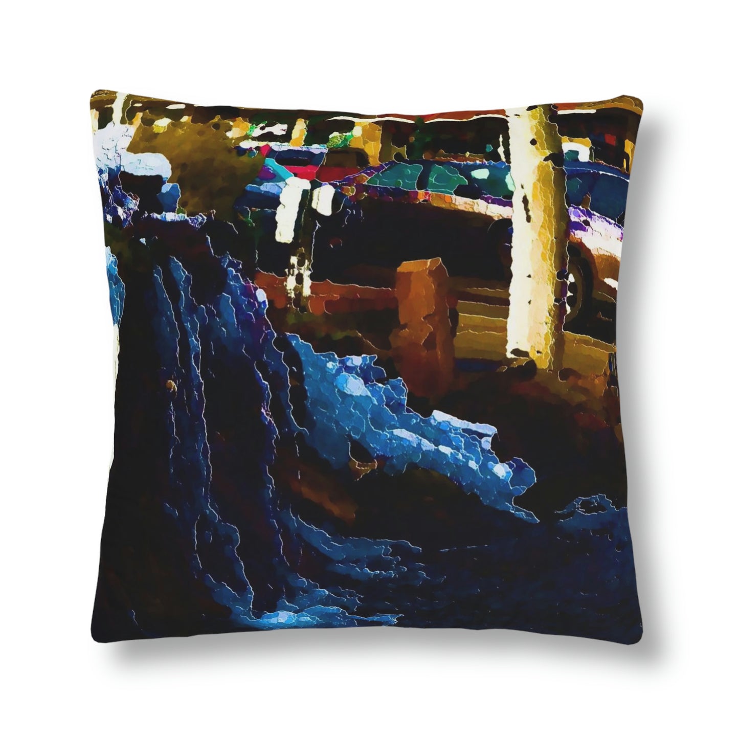 Waterproof Pillows ...  "Ice & Water Sculpted" ... Downtown Grangeville, Idaho ... Adjacent To Irwin Pharmacy ... 5Jan23 ... Original Works ...