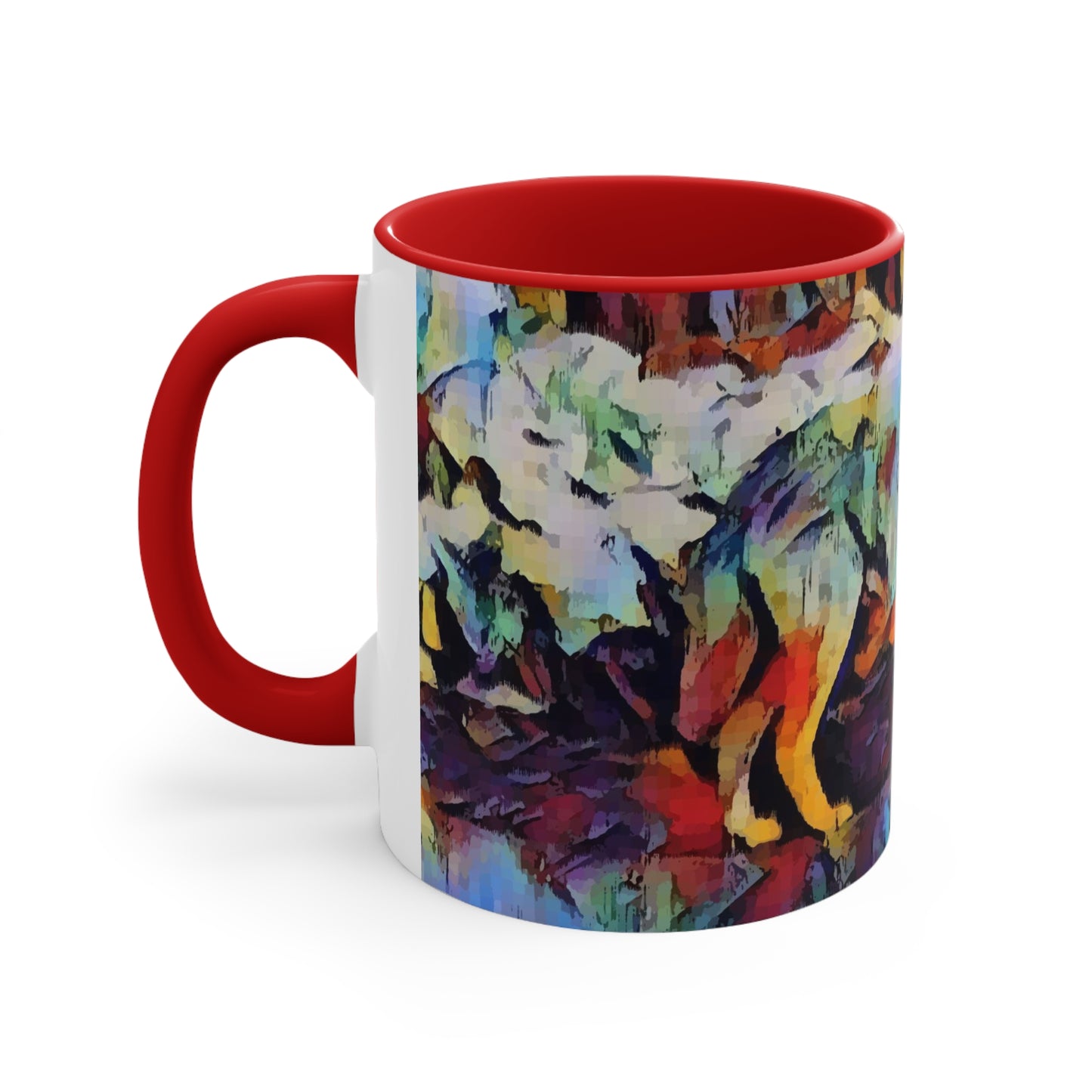 Accent Coffee Mug, 11oz ... Coyote ... "Yosemite Valley: Circa May23 ... KPH Base Photo" ... Original Works ...