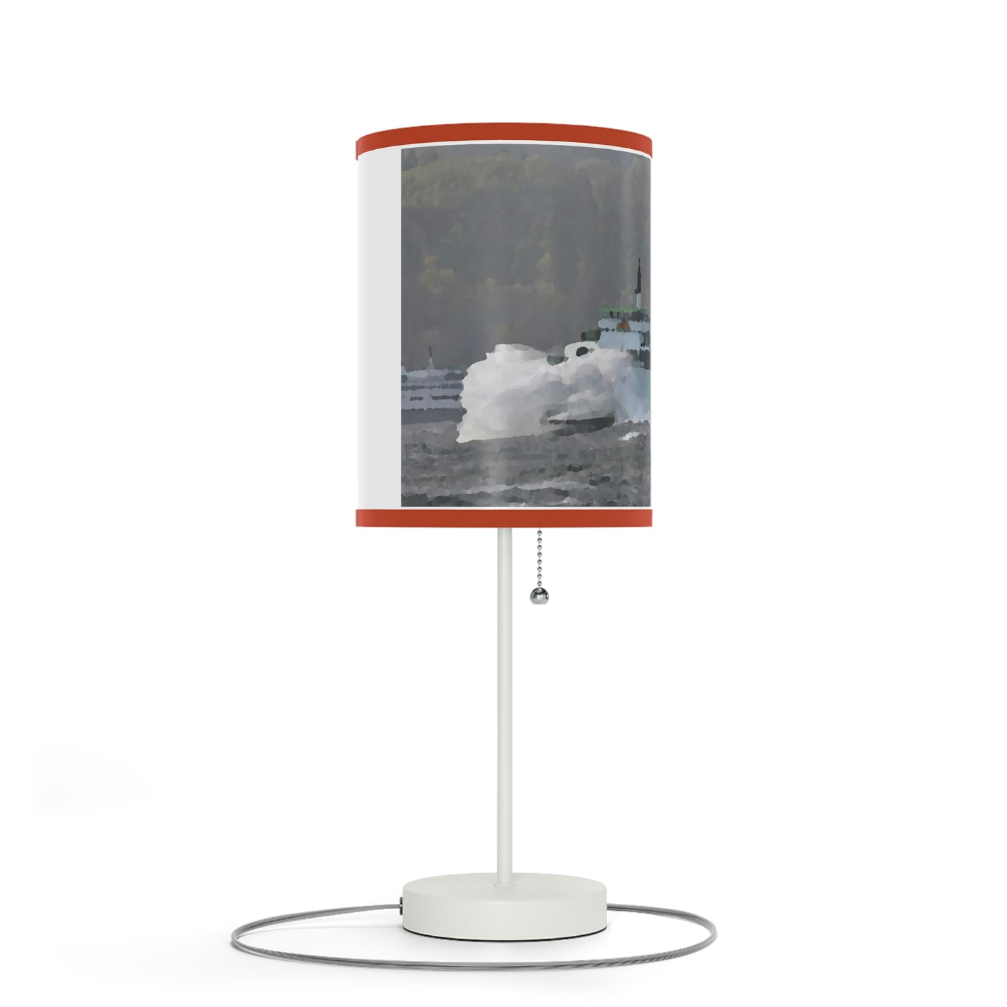 Lamp on a Stand, US|CA plug ... WADOT Ferry Crossing ... "A Very Rough Day" ... Mulkiteo Route ... Family Archives ... Early 1990's' ... Original Works ...