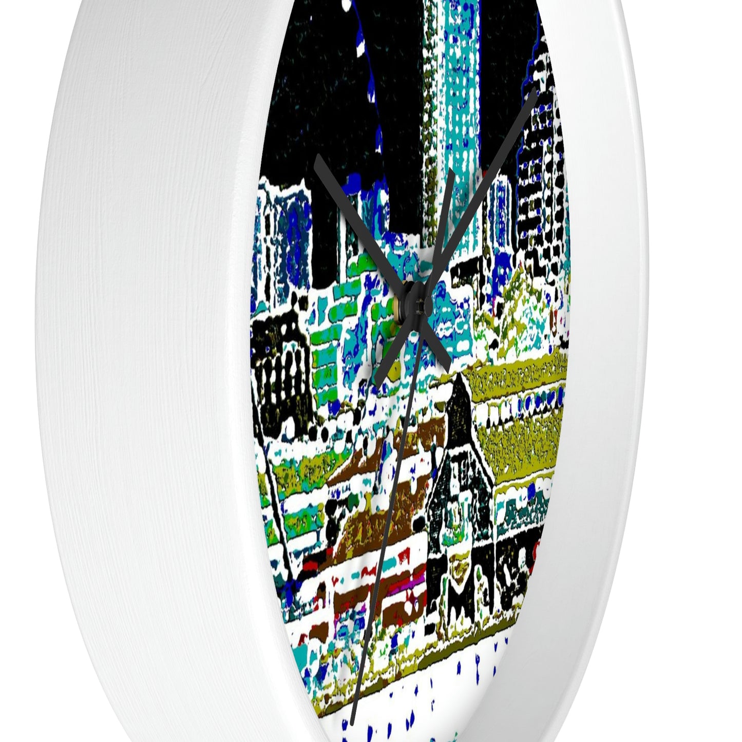 Wall clock ... That Classic Wheel ... 'Seattle's Wheel' ... & An Old Classic Waterside Vendors ...  'Family Archives' ... Original Works ...