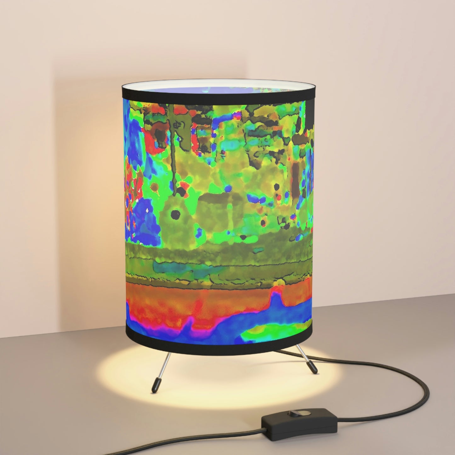 Tripod Lamp with High-Res Printed Shade, US\CA plug ... "Lombard Street San Francisco, CA, USA" ... Family Archives 1970's ... Original Works ...