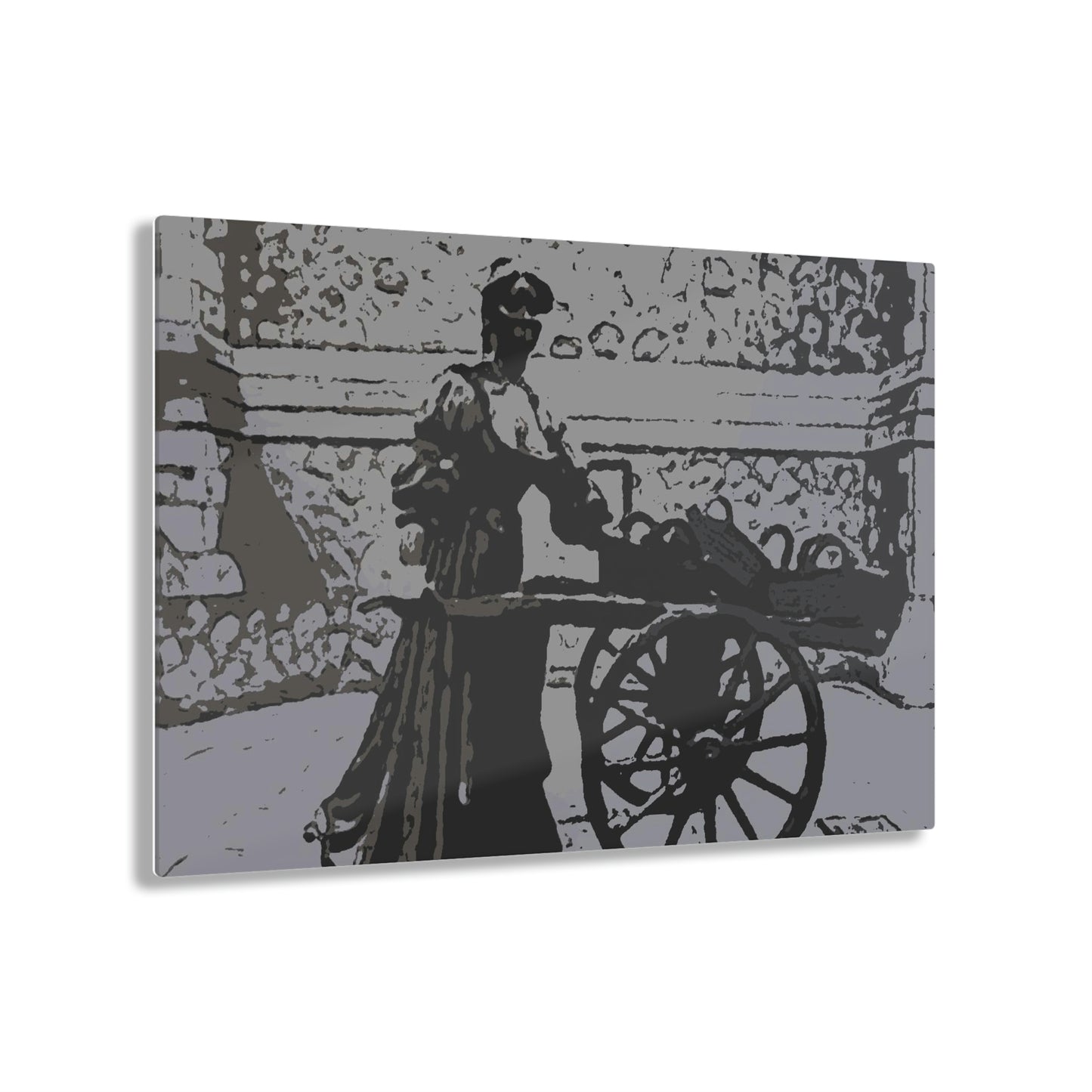 Acrylic Prints ... Dublin's "Molly Malone Along Grafton Street" ... Cryin' Cockels & Muscles Alive-Alive-Oh ... Circa 2003 ... Original Works ...