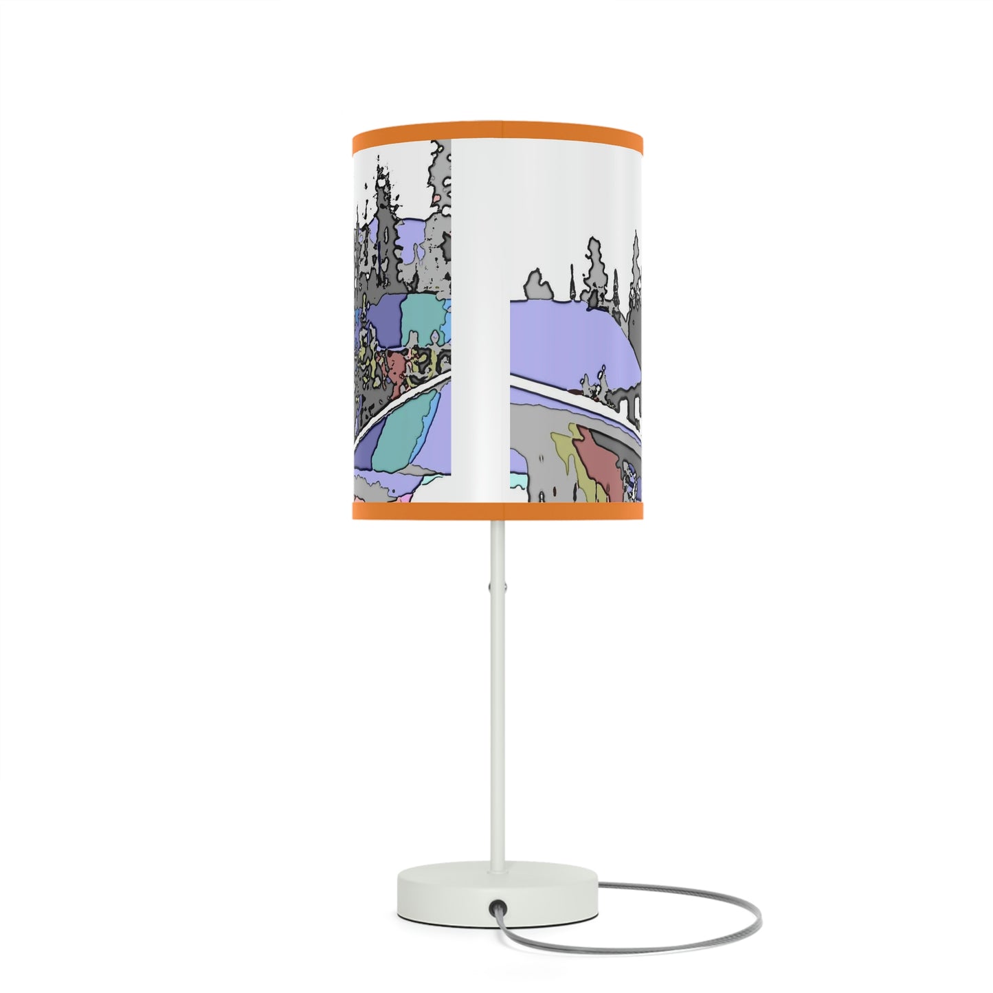 Lamp on a Stand, US|CA plug "A Very Remote Mountain Neighborhood" ... Only Cabins In This Environment ... Cenrtal Idaho ...