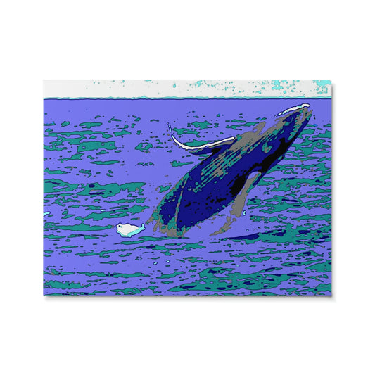 Ceramic Photo Tile ... Baby Humpback Breaching ... Maui, HI: April 2022 ... "Family Archives: KPH" ... Original Works ...