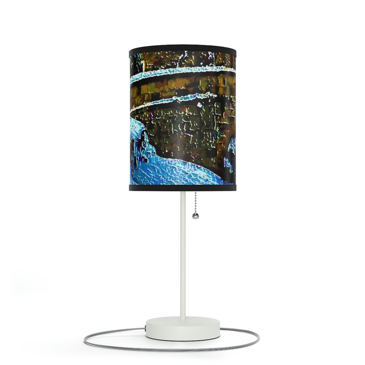 Lamp on a Stand, US|CA plug ... Walikng The Streets & Alleys ... 'Strolling The Canals ... '  ... Original Works  ...
