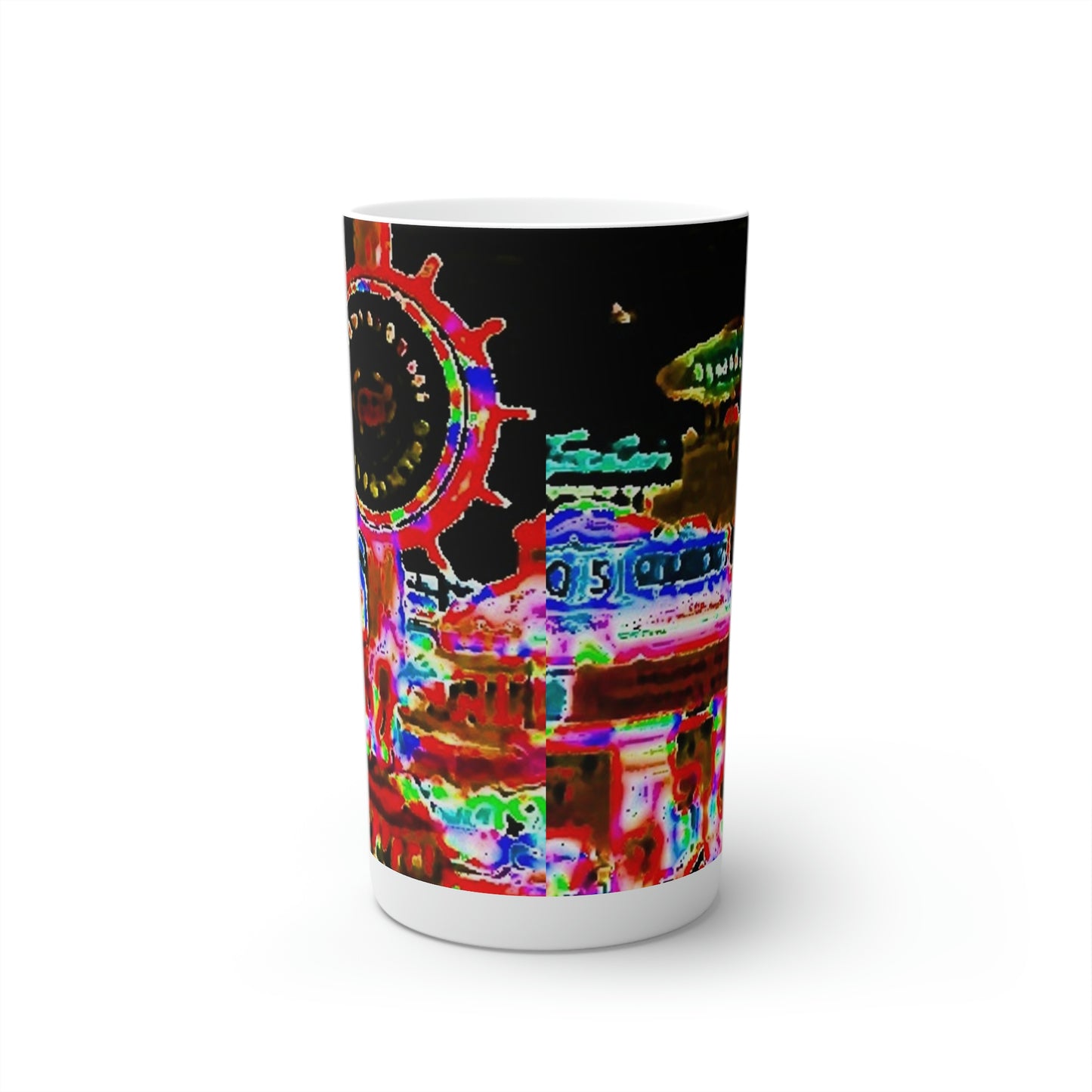 Conical Coffee Mugs (3oz, 8oz, 12oz) ... "No.9 Fishermen's Grotto - Fishermen's Wharf, SF, California" ... Family Archives: 1970's ... Original Works ...