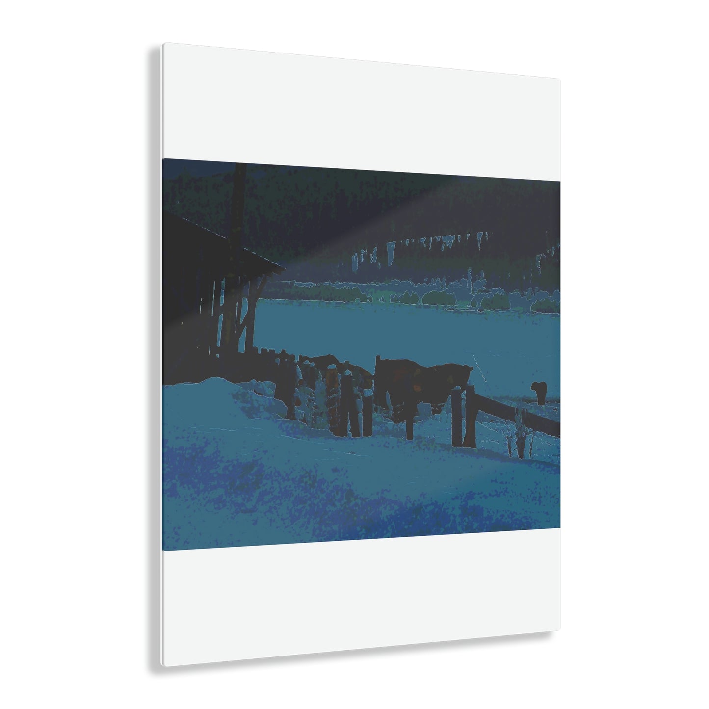 Acrylic Prints ... A Quiet Morning ... "Along The Red River & Nature Preserve Plateau" ... Jan23 ... Original Works ...