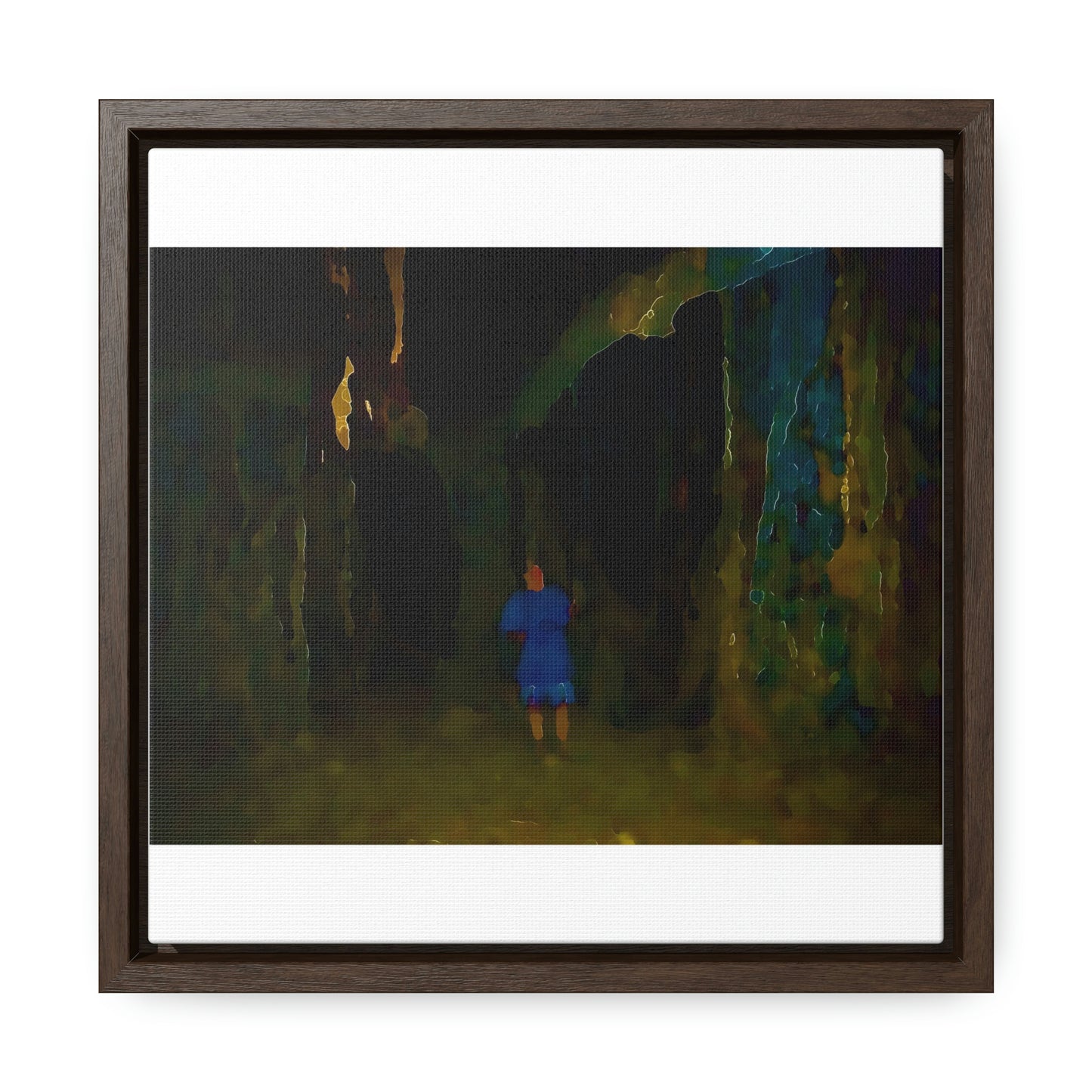 Gallery Canvas Wraps, Square Frame ... Jesuit Philosophy ... "In The Polynesian Banyans ..."