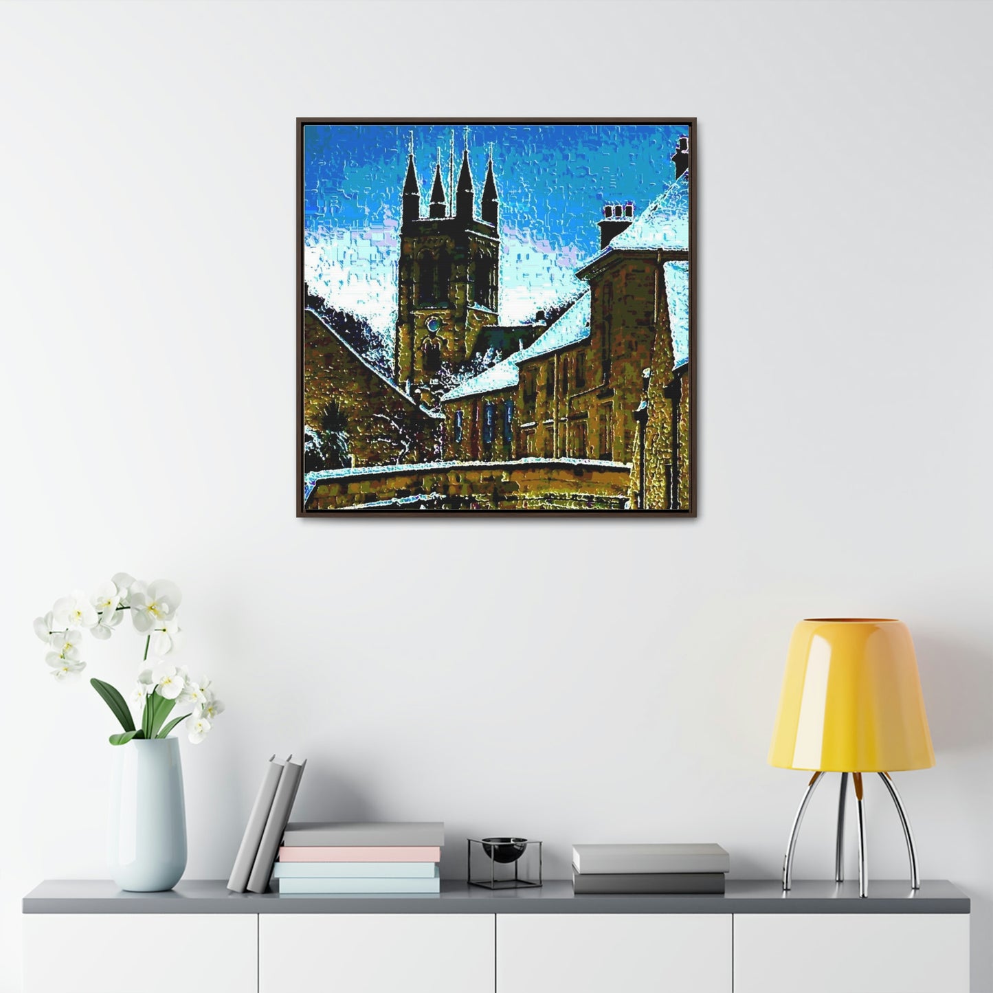 Gallery Canvas Wraps, Square Frame ... Walikng The Streets & Alleys ... 'Strolling The Canals ... '  ... Original Works  ...