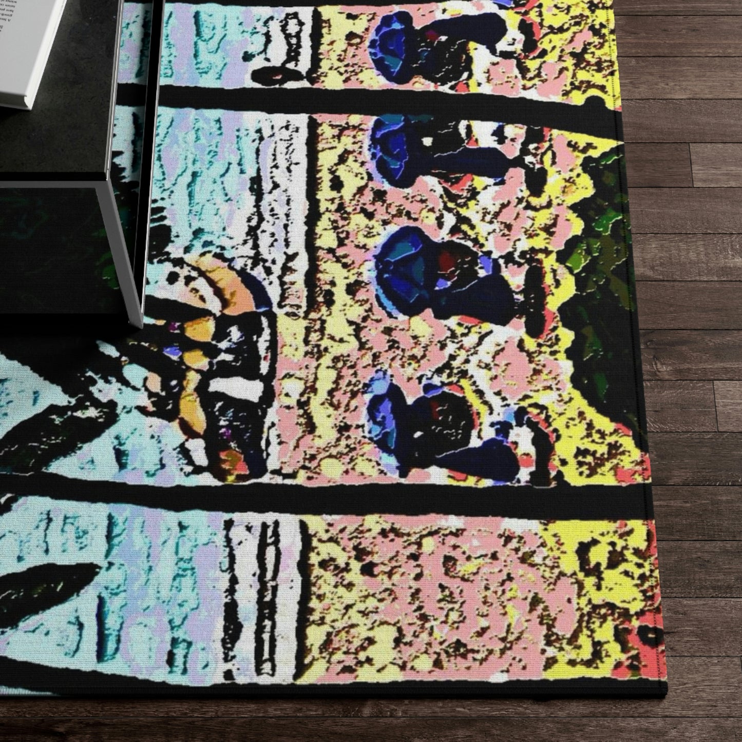 Dornier Rug ... "A Beautiful Beach Amongst The Palms" ... The Outrigger Waikiki, Honolulu, Oahu ... Original Works ...