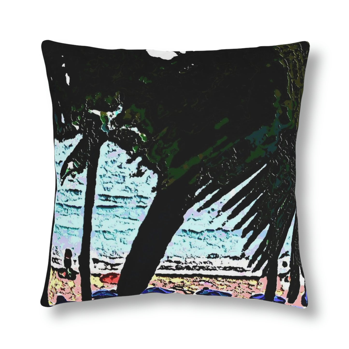 Waterproof Pillows ... "A Beautiful Beach Amongst The Palms" ... The Outrigger Waikiki, Honolulu, Oahu ... Original Works ...