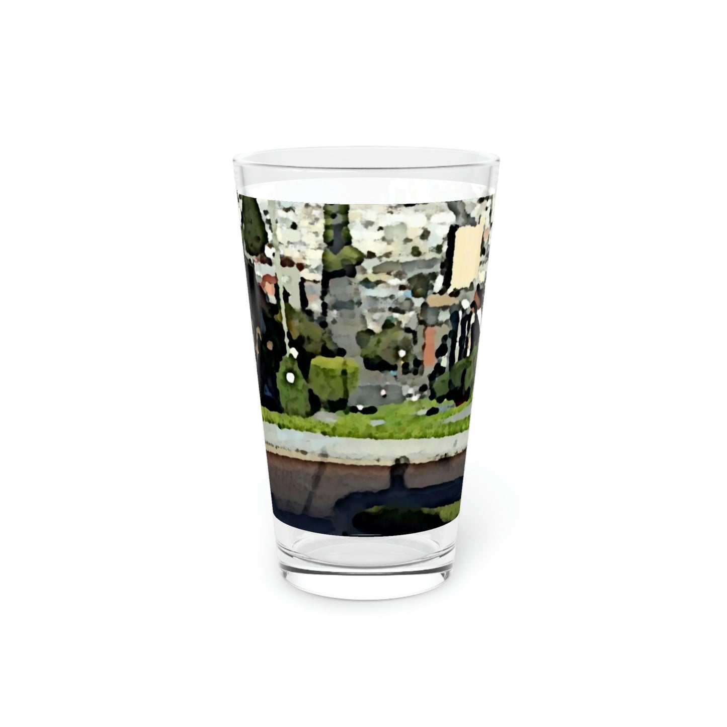 Pint Glass, 16oz ... "Lombard Street San Francisco, CA, USA" ... Family Archives 1970's ... Original Works ...