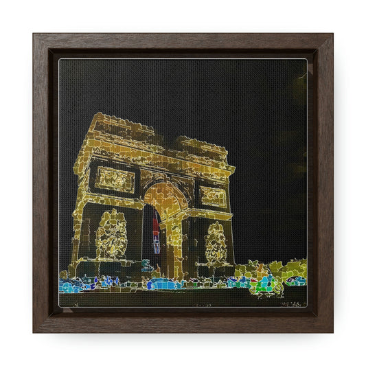 Gallery Canvas Wraps, Square Frame ...  L'Arc de Triomphe ... 'Barbara Joan Bonnell-Holt Photo' ... Circa 1972 ... Oringinal Works ...