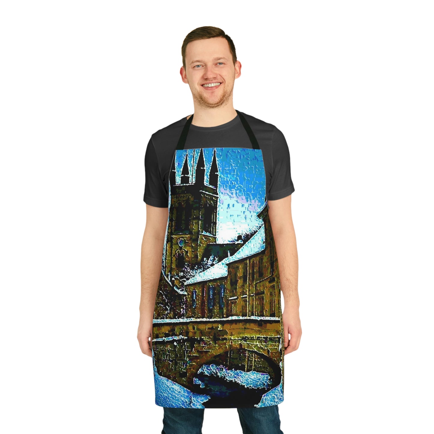 Apron (AOP) ... Walikng The Streets & Alleys ... 'Strolling The Canals ... '  ... Original Works  ...
