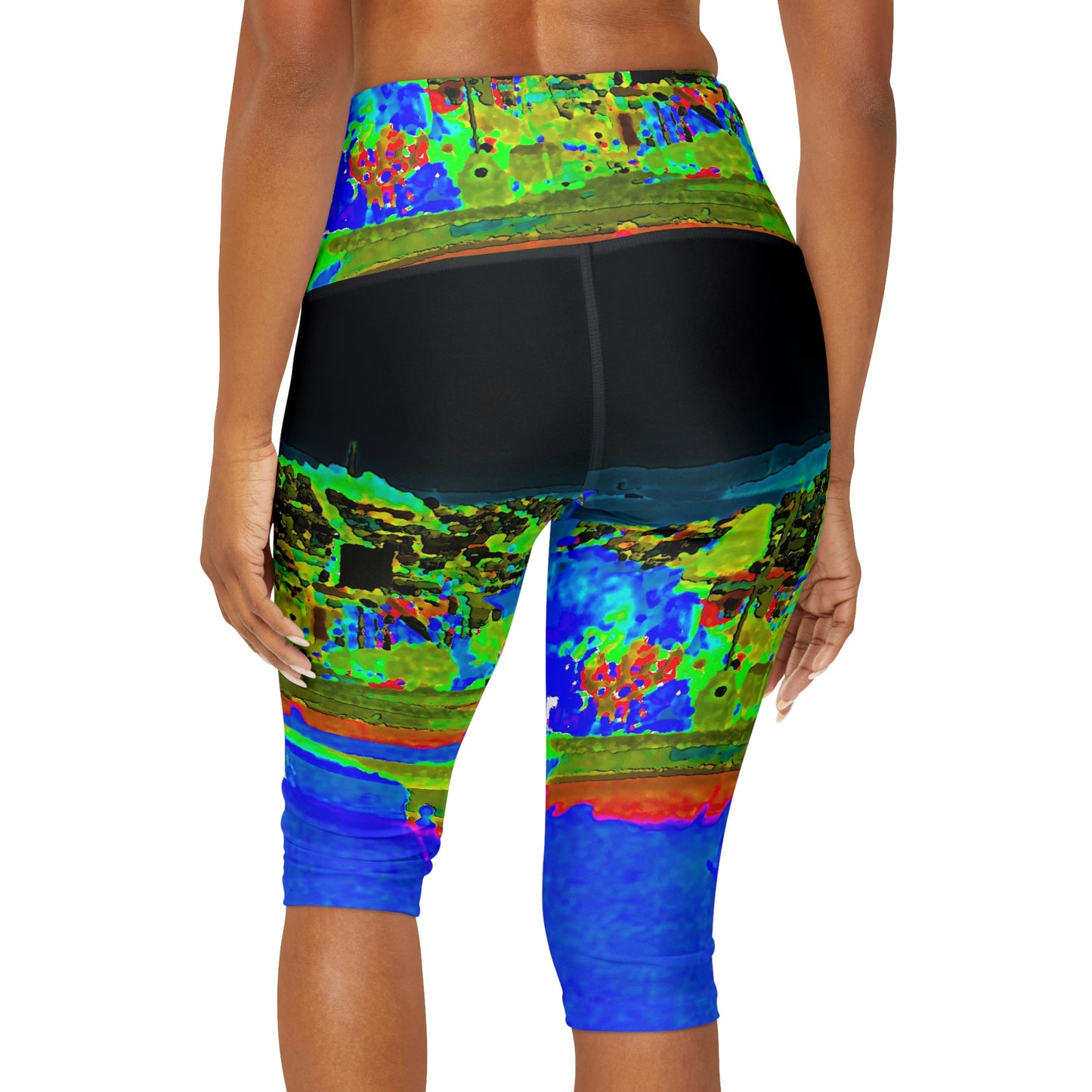Yoga Capri Leggings ... "Lombard Street San Francisco, CA, USA" ... Family Archives 1970's ... Original Works ...