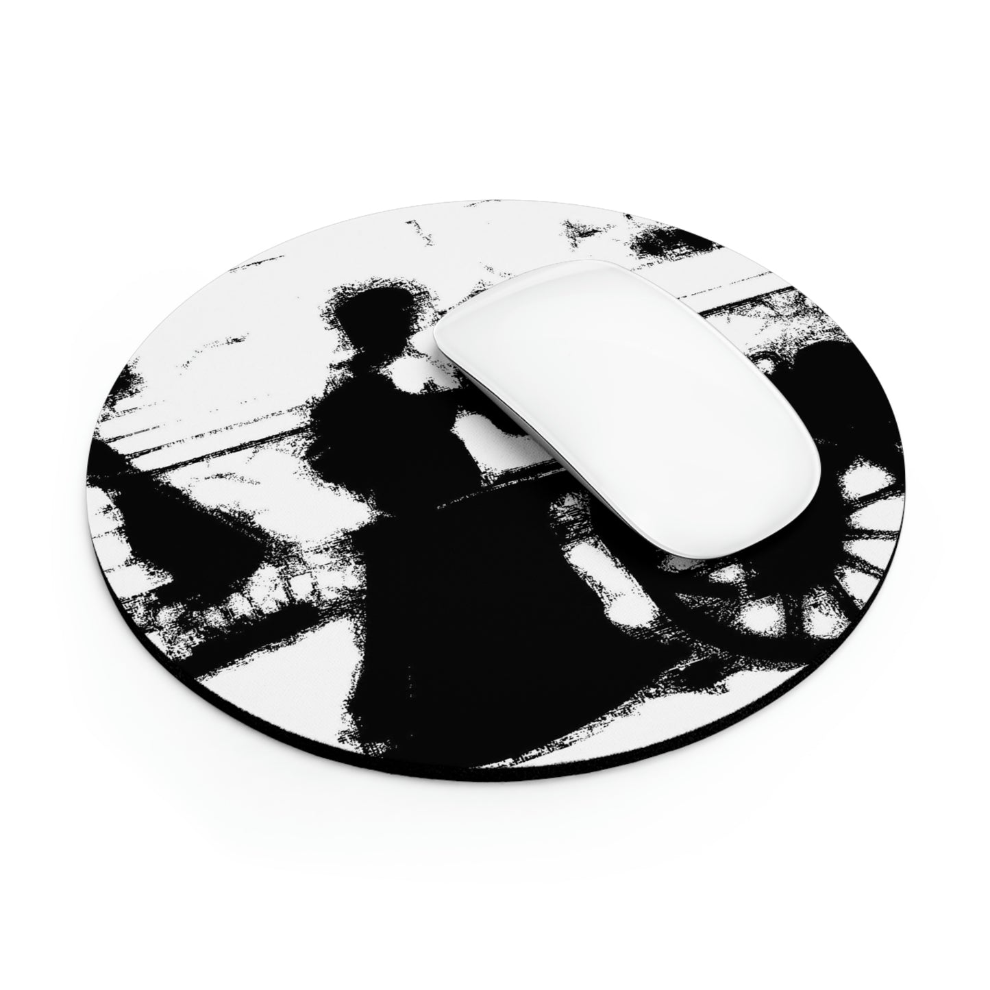 Mouse Pad ... Dublin's "Molly Malone Along Grafton Street" ... Cryin' Cockels & Muscles Alive-Alive-Oh ... Circa 2003 ... Original Works ...