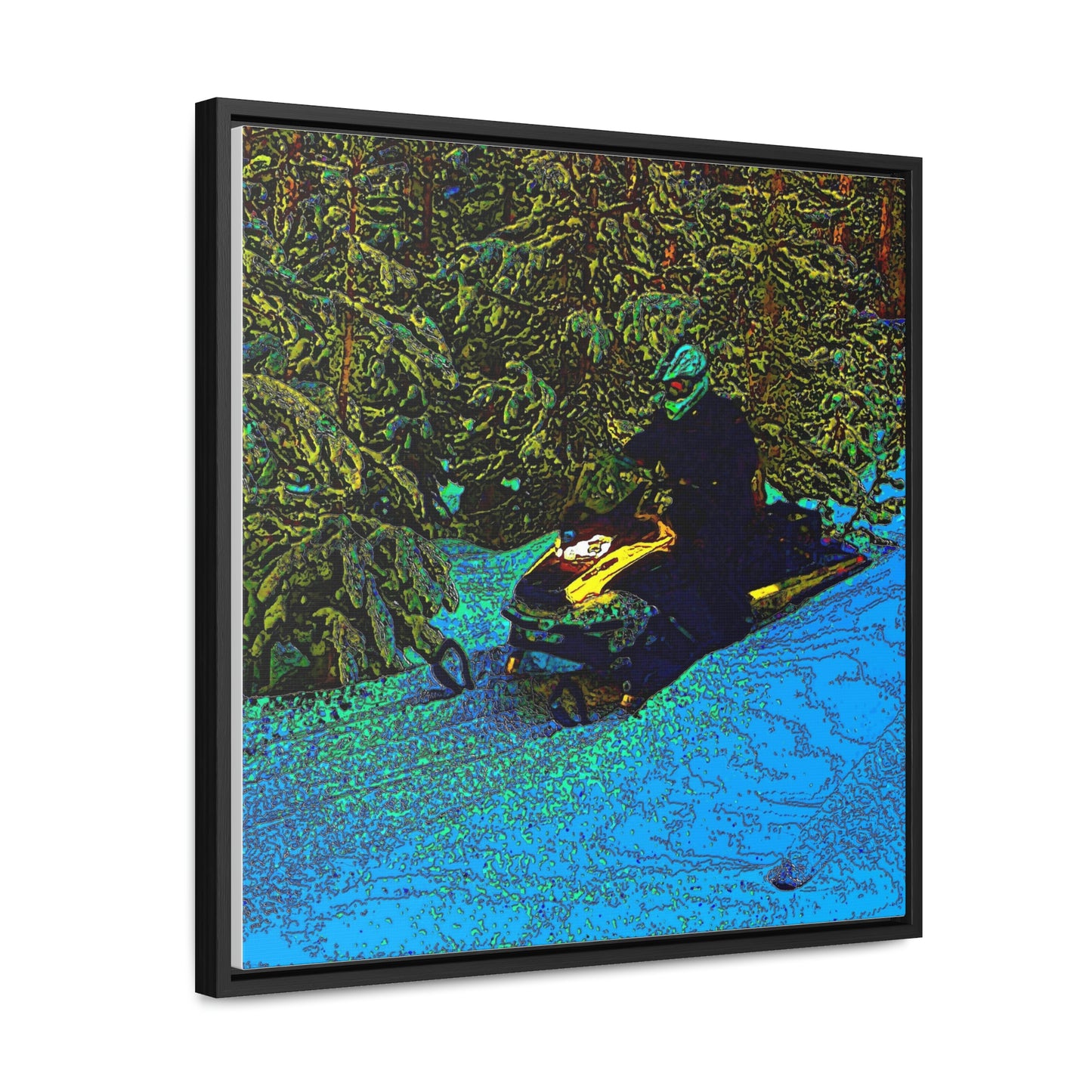 Gallery Canvas Wraps, Square Frame ... Yep ... "Another Day ... Riding Through The Wilderness ... " ... February 2023 ... Original Works ...