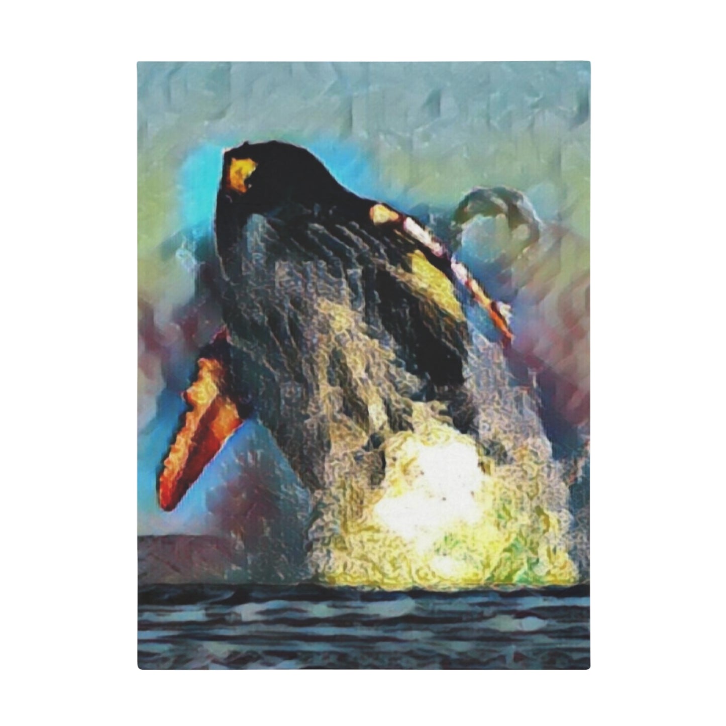 Plush Fleece Blanket ... An Extraordinary Humpback Breach ... 'With Explosive Energy' ... Family Archives (KPH) ... Circa: 21st Century. Maui, HI ... Original Works ...