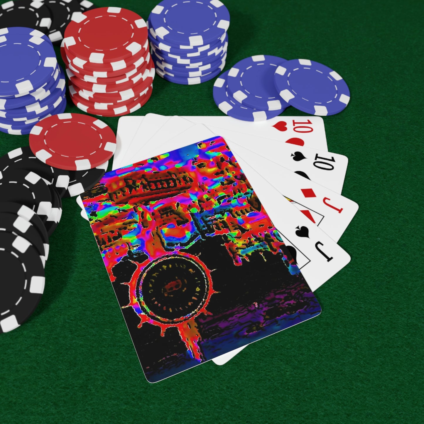 Custom Poker Cards ... "No.9 Fishermen's Grotto - Fishermen's Wharf, SF, California" ... Family Archives: 1970's ... Original Works ...