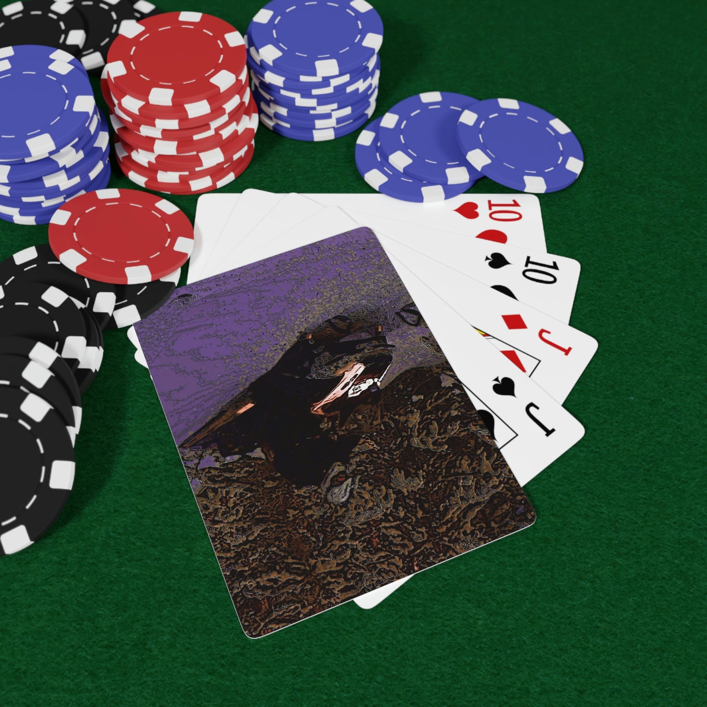 Custom Poker Cards ... Yep ... "Another Day ... Riding Through The Wilderness ... " ... February 2023 ... Original Works ...