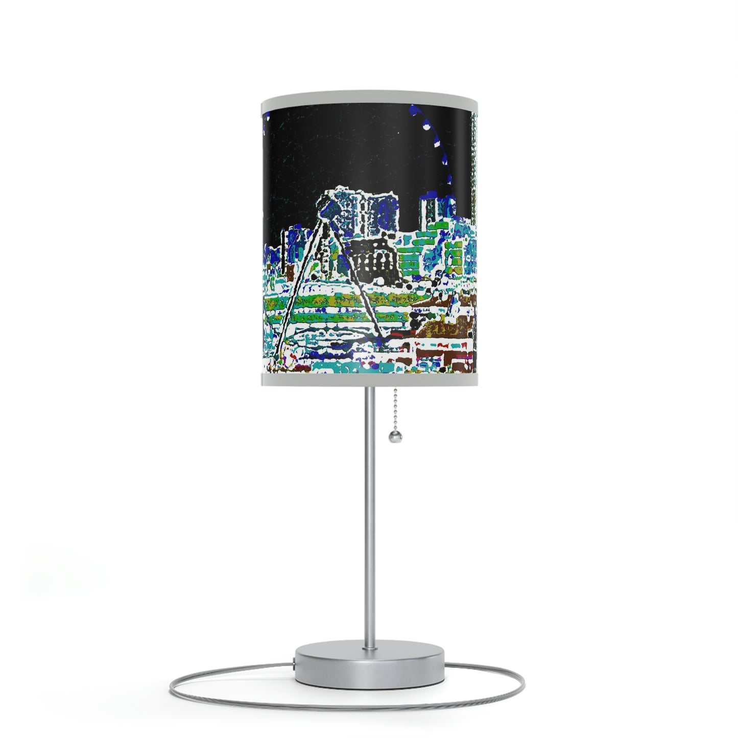 Lamp on a Stand, US|CA plug ... That Classic Wheel ... 'Seattle's Wheel' ... & Old Classic Waterside Vendors ...  'Family Archives' ... Original Works ...